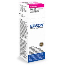 Картридж струйный Epson 6643 (C13T66434A) для аппаратов Epson L100/L110/L210/L300/L355, пурпурный
